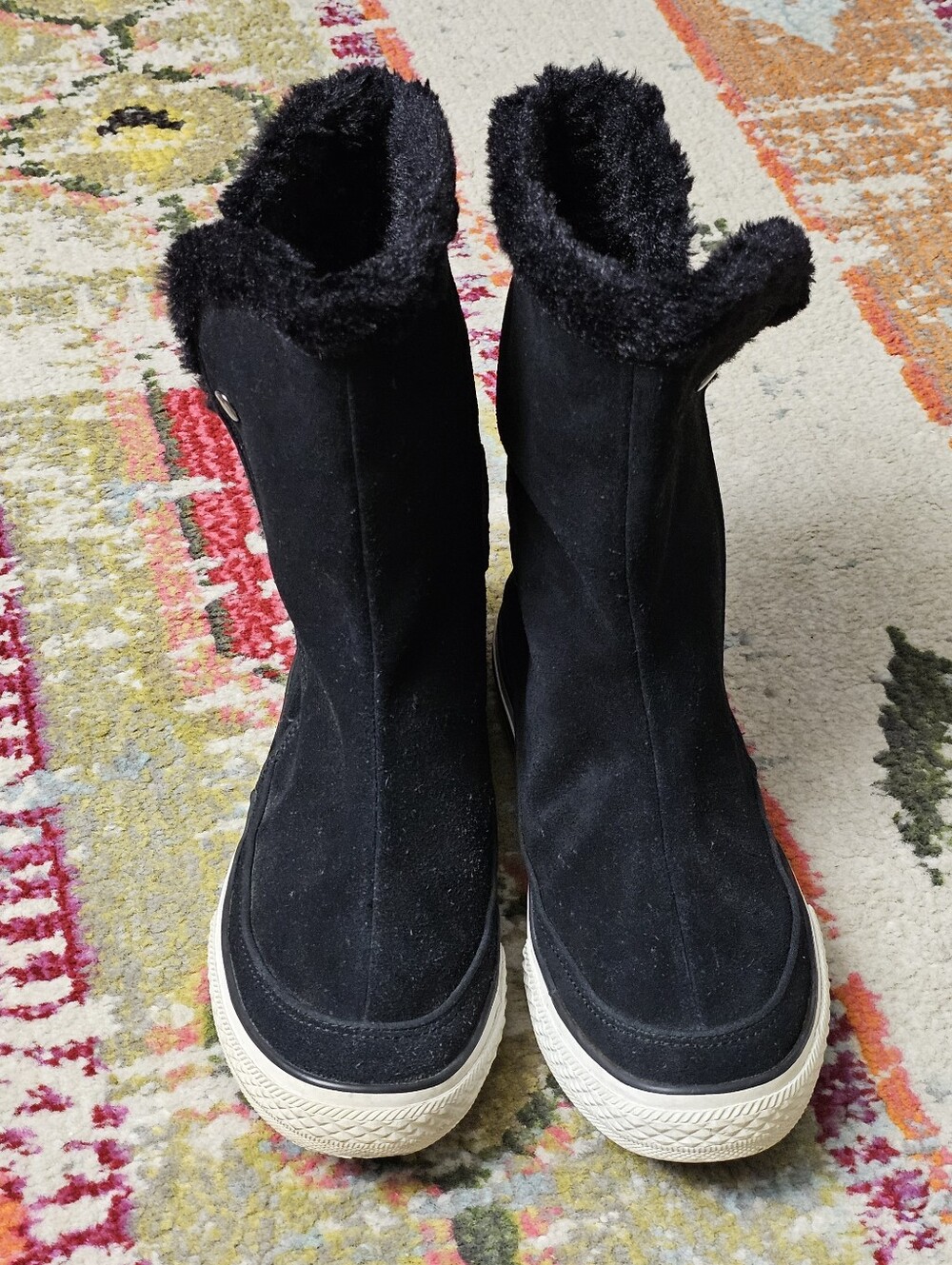 Converse All Star CT Beverly Womens Size 9 Black Mid Calf Winter Boots 525940C